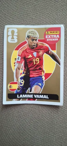 Extra Sticker Ouro Lamine Yamal Original