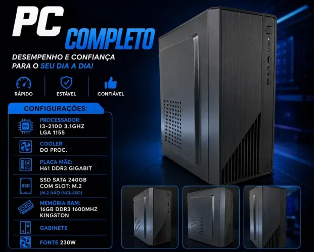 Computador CPU nova 