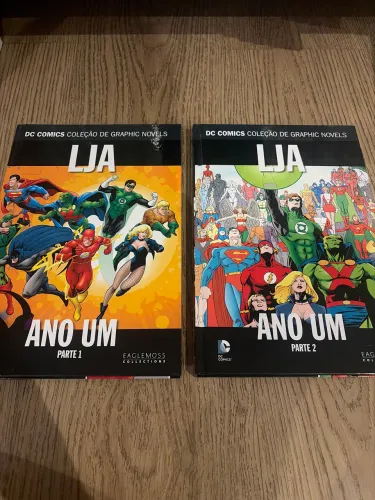 Hq LJA ANO 1 vol 1 e 2 - Eaglemoss 