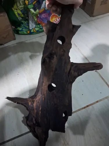 Tronco decorativo para aquario
