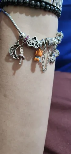 Pulseira vivara life em prata com 16 berloques 50% abaixo do preço em loja
