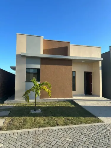Vendo Casa Nova no Condomínio Jardins Da Serra com 3 Quartos - Campina Grande - PB