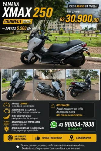  YAMAHA XMAX 250 CONNECT 2025