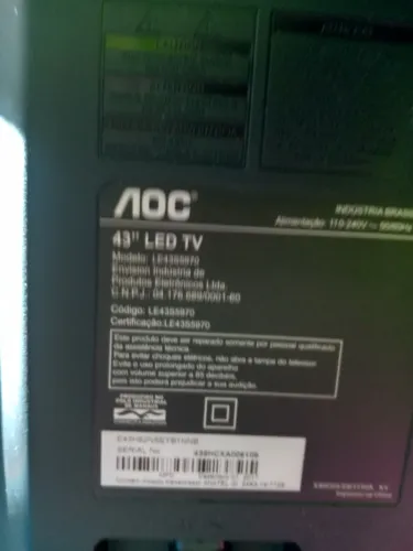 Vendo Smartv AOC 43