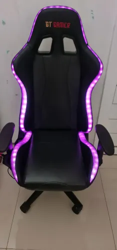 Cadeira Gamer RGB LED - Excelente Estado | Completa