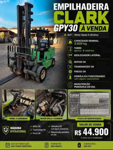 Empilhadeira Clark Gpy30