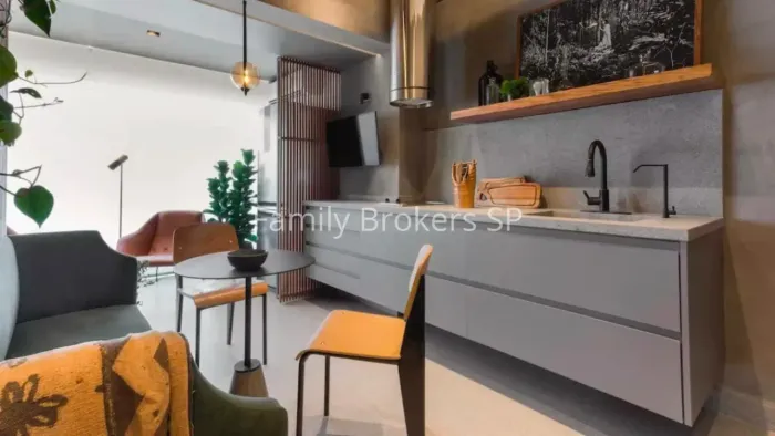Lindo Studio á venda em Pinheiros - 44m² | 1 vaga - Condominio Summit Pinheiros - São Paul