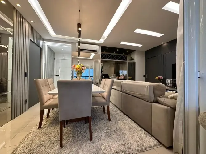 RESERVA INGLESA - LONDON, 134m2, 3 SUÍTES, MOBILIADO, VARANDA GOUMERT, 2 VAGAS
