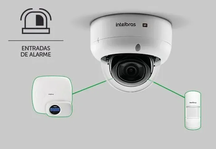 Câmera Intelbras Vip 7430 D IA FT câmera IP Dome.