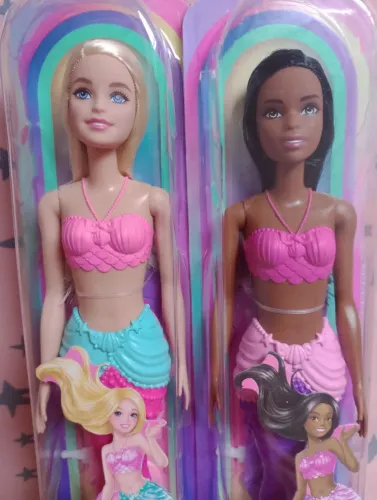 2 Bonecas Barbies Sereias Originais Mattel 2026