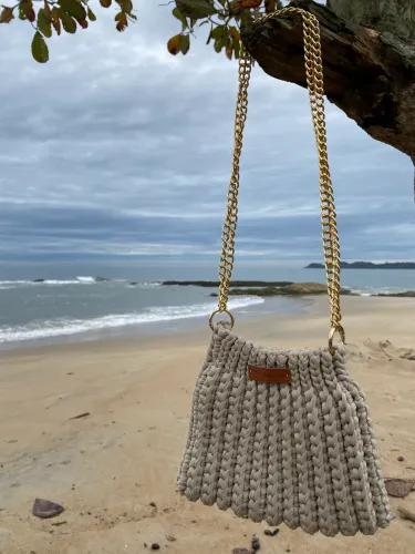Bolsa de Crochê Artesanal Feita à Mão | Exclusiva e Elegante