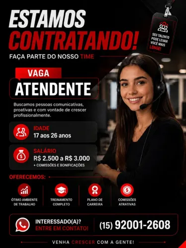 *VAGA DE EMPREGO*