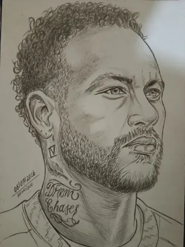 Desenho Neymar Junior