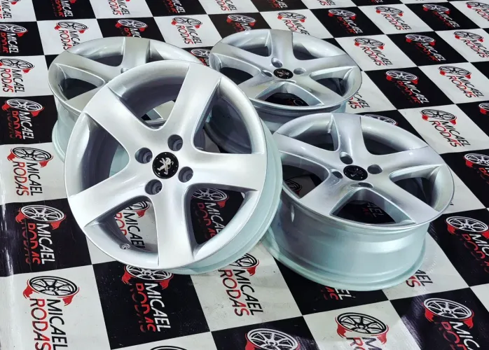 Jogo de Rodas 17 Peugeot 307 208 207 4x108 Originais Zeradas