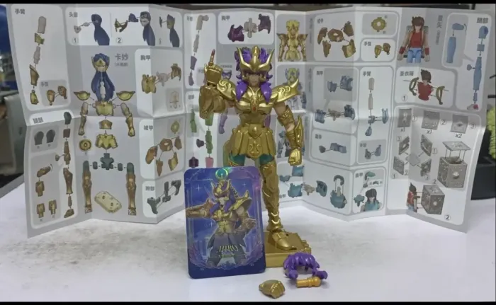 Boneco cavaleiros do zodíaco Milo