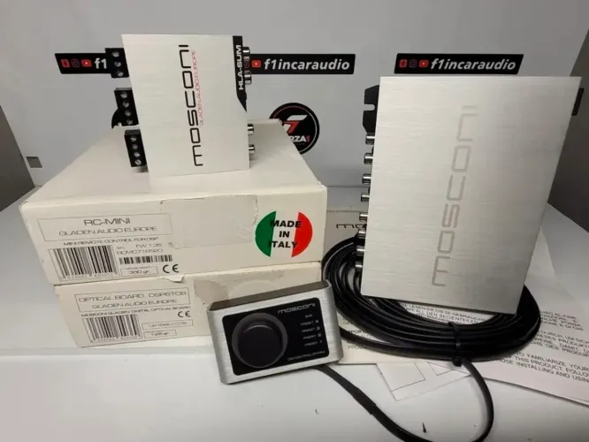 PROCESSADOR DE SOM AUTOMOTIVO MOSCONI 6TO8 V8 + DRC MINI CONTROLER + ADAPTADOR HLA SUM