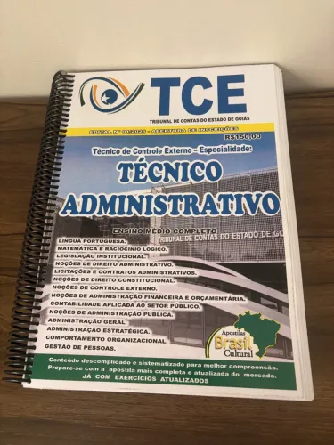 APOSTILA TCE TEC ADMINISTRATIVO