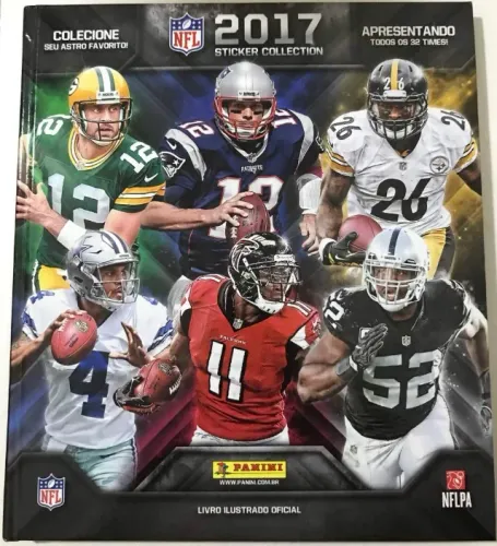 Álbum NFL 2017 completo capa dura