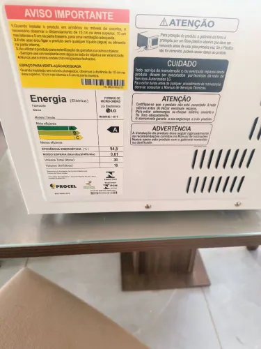 Microondas LG 30 litros 