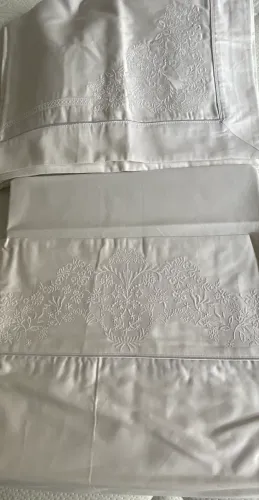 Conjunto de lençol queen algodão egípcio