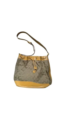 Bolsa Gucci Original Vintage GG Canvas Bucket Bag - Made in Italy