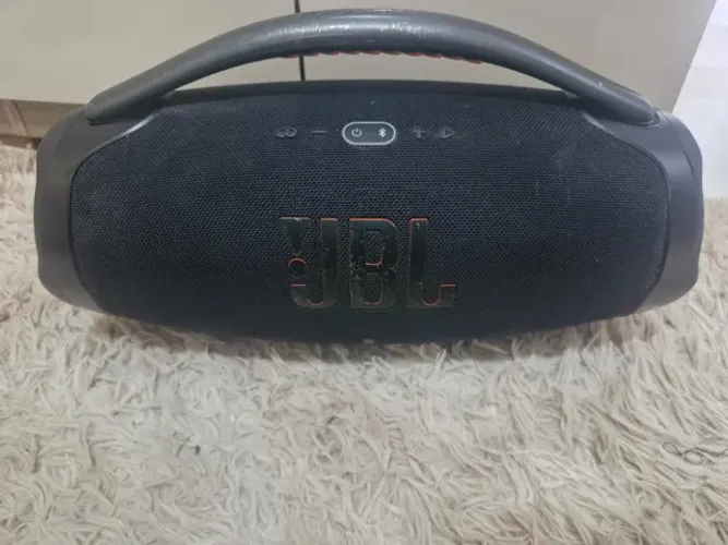 JBL Caixa de Som, Boombox 3, Bluetooth, À Prova D'água e Poeira - Preto