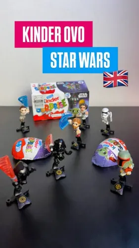 Coleção Star Wars Kinder 2026