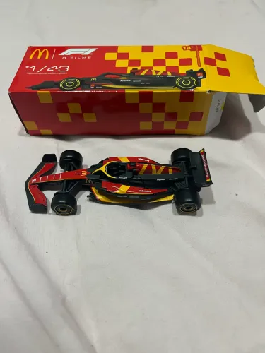 Miniatura Fórmula 1 McDonald?s - F1 O Filme - Escala 1:43 - Novo na Caixa