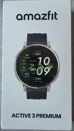Relogio Amazfit Active 3 Premium A2559 Apex Silver - Original - Lacrado