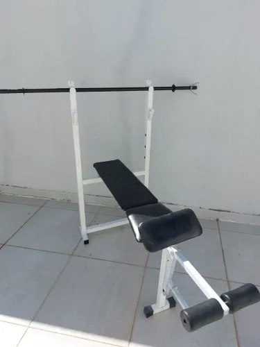 Mesa de supino + barra