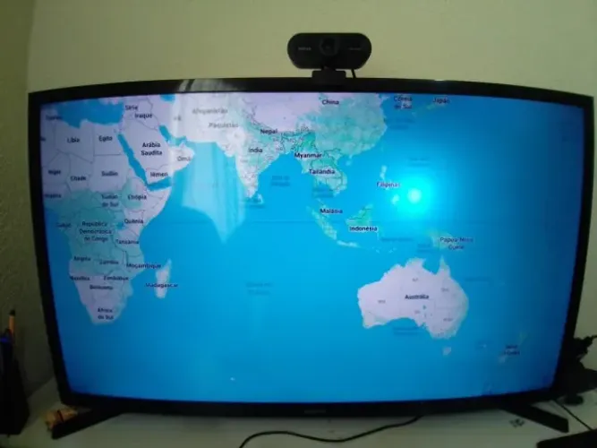 TV Samsung 31 Polegadas + Google Chromecast - Funcionando