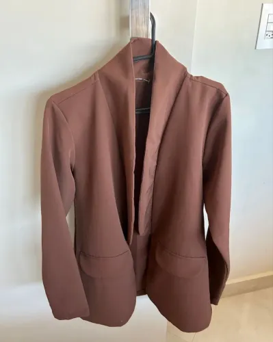 blazer feminino terracota alfaiataria novo