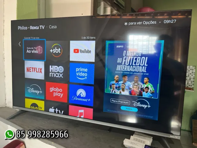 Smart tv 32 Philco 2 meses de uso com nota 