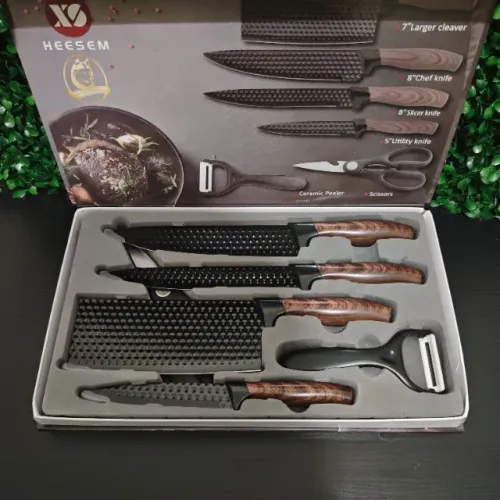 Conjunto de Facas Inox 6 Peças