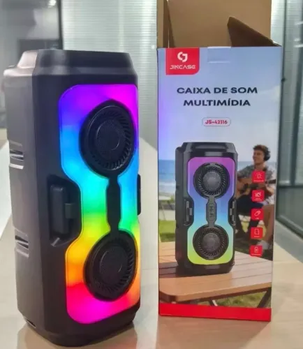 Caixa de som Bluetooth portátil!?