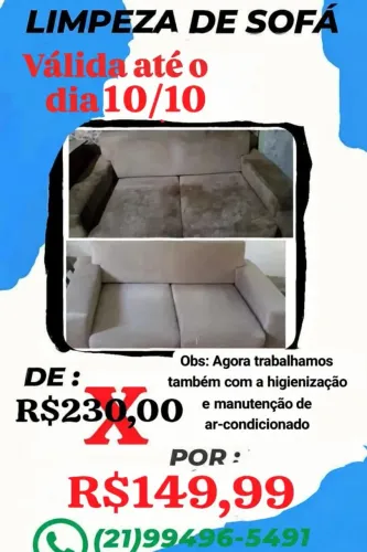 s.o.s Higienização e Limpeza de Sofá
