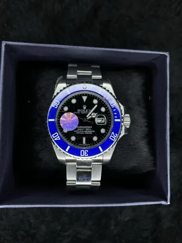 Relogio Rolex Submariner aro Azul
