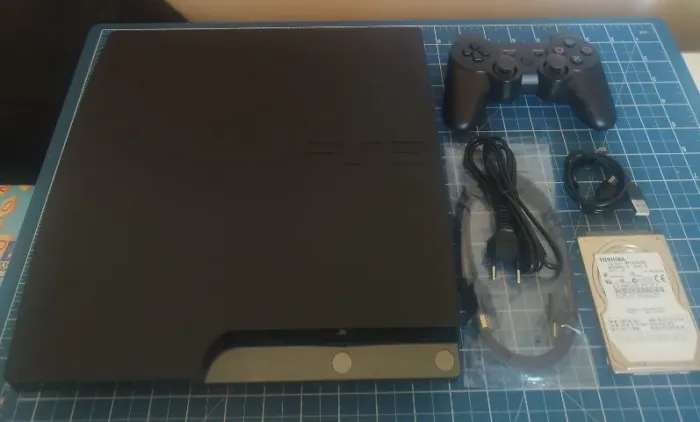 PS3 Slim 500Gb Desbloqueado HEN 4.93 com Lojas