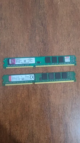 Vendo par de memória ram pc 8GB DDR3 funcionando perfeitamente 4GB cada memória 