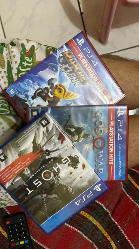 Jogos de Ps4 midia fisica, Ghost of Tsushima, God of War e Ratchet & Clank