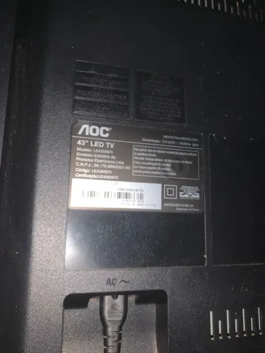 Smart tv AOC 43"
