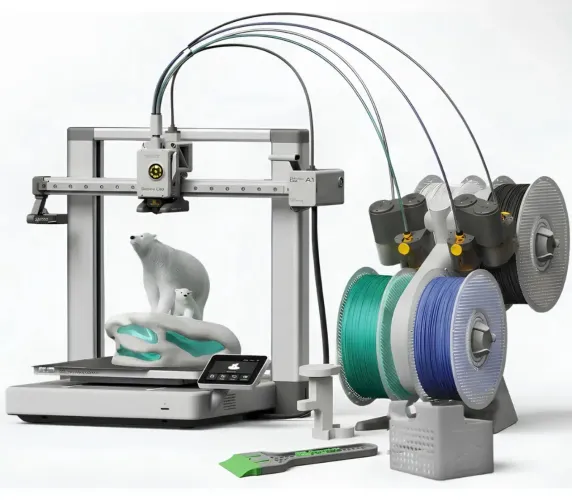 Impressora 3d Fdm Bambu Lab A1 Ams Lite (combo)