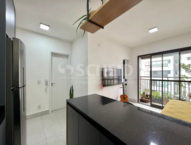 Apartamento mobiliado para locação em Jardim Prudência com 1 quarto, 29m²