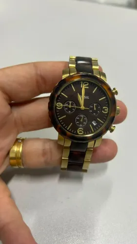 Relógio Fossil Stella ES2795 Feminino Madrepérola