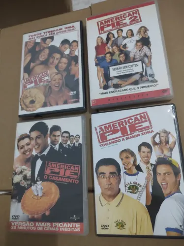 Coleção DVD American Pie 4 Filmes originais