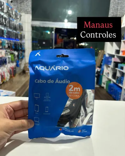 Cabo de Áudio P2 para RCA 2 Metros - Promoção 