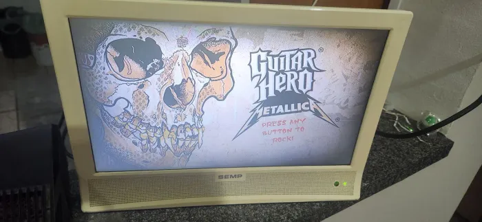 X Box 360 Guitar Hero Metálica Funcionando  XBOX 