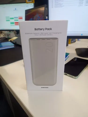 Bateria Samsung - carregador portátil 20000mah