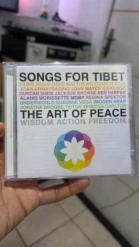 Cd Songs For Tibet Alanis,  Garbage,  Regina Spektor, Sting E Outros Semi Novo 
