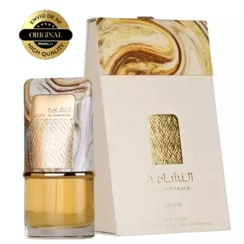 Perfume Arabe Original Perfumes importados Unisex Nashama branco 100ML